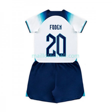 Maillot de Foot Angleterre Foden 20 Domicile Coupe du monde 2022 - Enfant